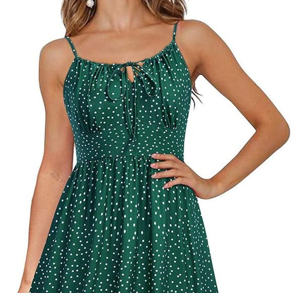 Women's Sleeveless Summer Casual Fashion Dress - Picture 4 of 7